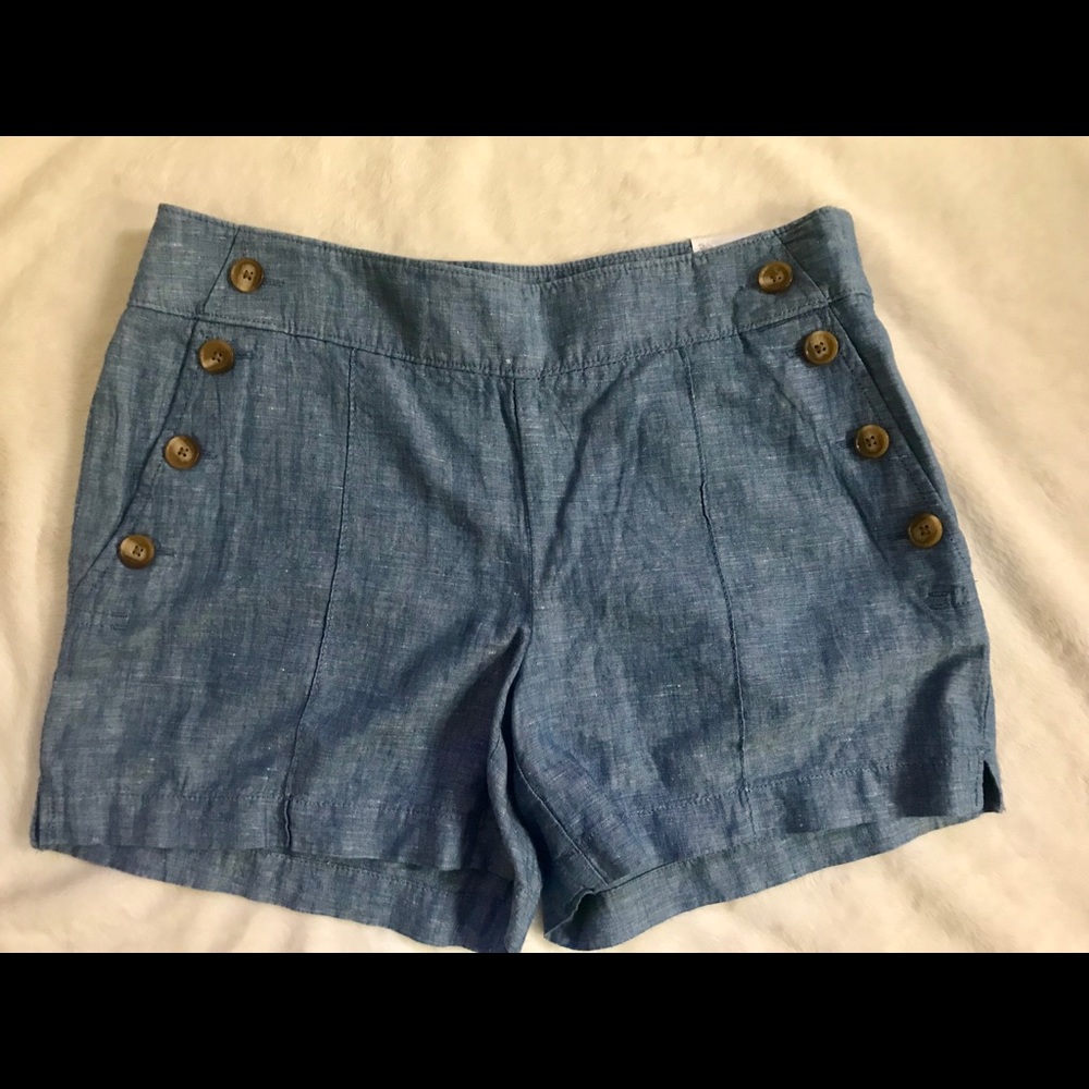 Chambray shorts